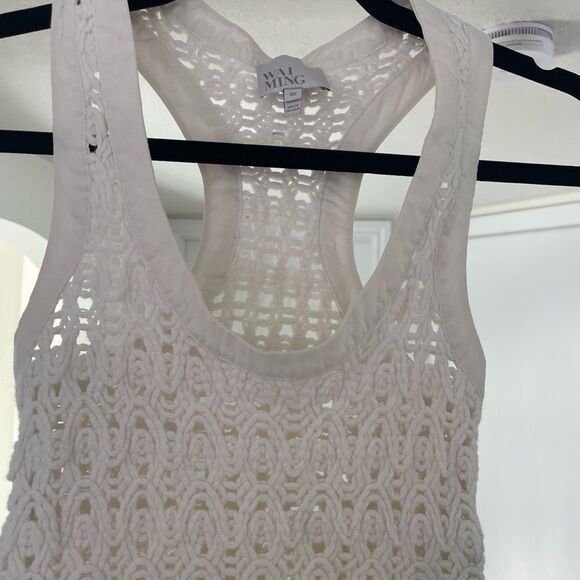 Wai Ming Cotton Crochet Racerback tank - Picture 2 of 5